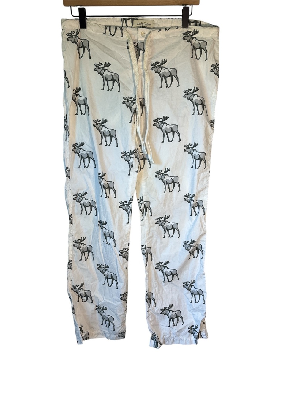 Abercrombie & Fitch Womens Moose Print Pajama Lounge Pant Size S juniors Y2k